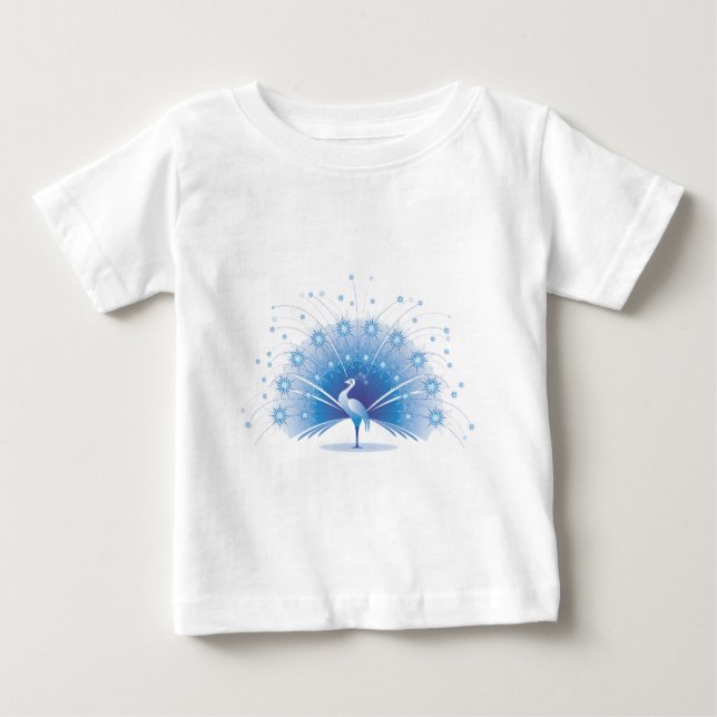 Peacock Baby T-shirt (Vorderseite)