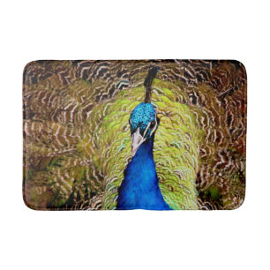 Peacock Badematte