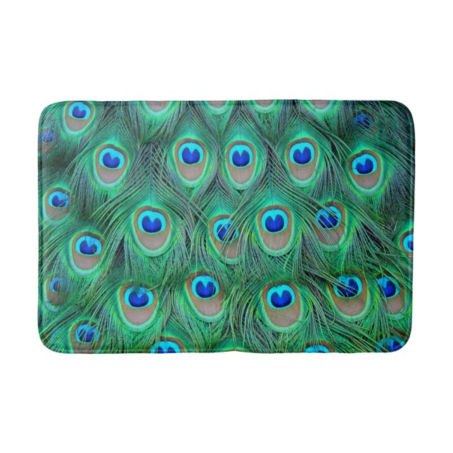 Peacock Bath Mats Badematte (Vorderseite)