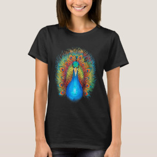 Peacock Bird Colorary Animal Peacock T-Shirt