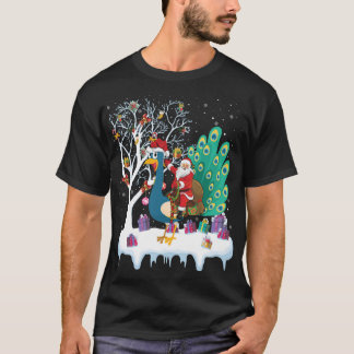 Peacock Bird Lover Weihnachten T-Shirt