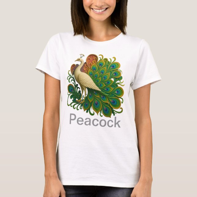 Peacock Bird T-Shirt (Vorderseite)