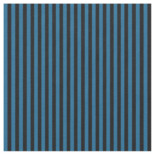 peacock blue and black stripes stoff (Nahaufnahme)
