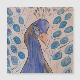 Peacock Blue Magnetkarte