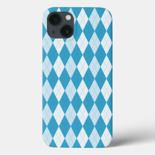 Peacock Blue Raute Kleine Diamantform Case-Mate iPhone Hülle