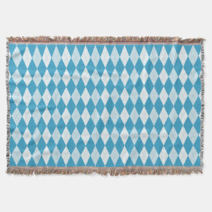 Peacock Blue Raute Kleine Diamantform Decke