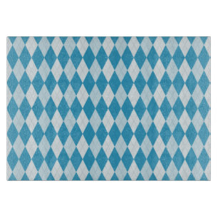 Peacock Blue Raute Kleine Diamantform Schneidebrett