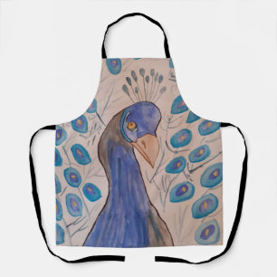 Peacock Blue Schürze