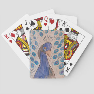 Peacock Blue Spielkarten