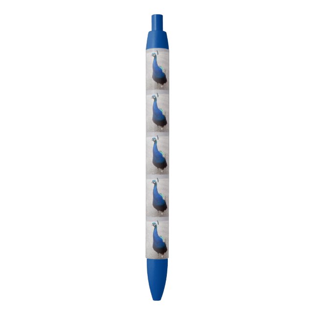Peacock Blue Trim Pen Kugelschreiber (Vorderseite Vertikal)