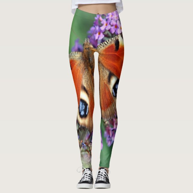 Peacock Butterfly-Leggings Leggings (Vorderseite)