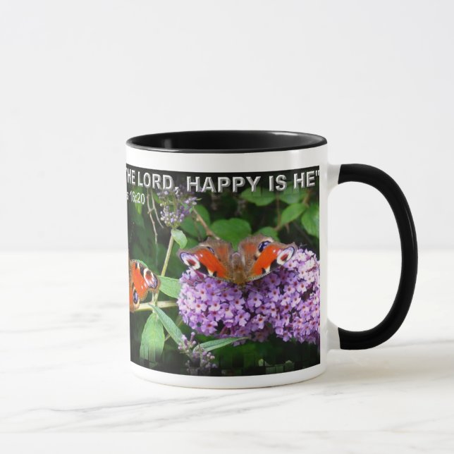 PEACOCK BUTTERFLY-Tasse Tasse (Rechts)