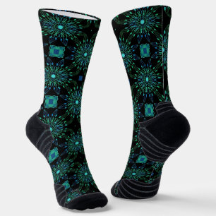 Peacock Color Abstrakt Extravaganza Design Socken