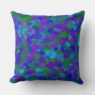 Peacock Color Splashes 4755 Kissen