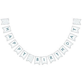 Peacock Confetti Wasserfarben Dots Jagdflagge Wimpelkette