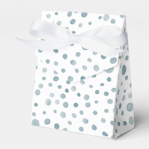 Peacock Confetti Watercolor Dots Gefälligkeitsbox Geschenkschachtel