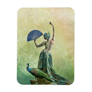 Peacock Dancer Magnet
