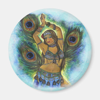 Peacock Dancer Magnet