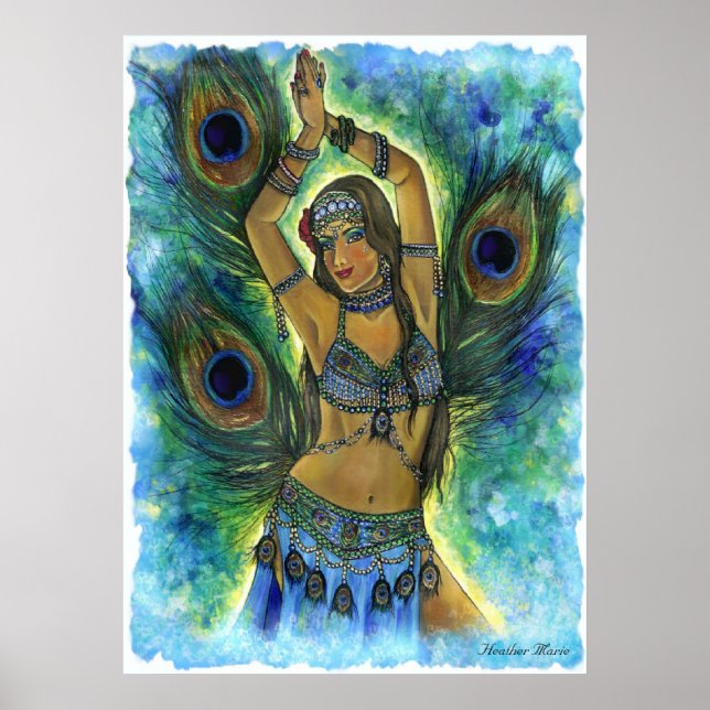 Peacock Dancer Poster (Vorne)