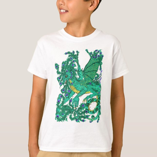 Peacock Dragon T-Shirt (Vorderseite)