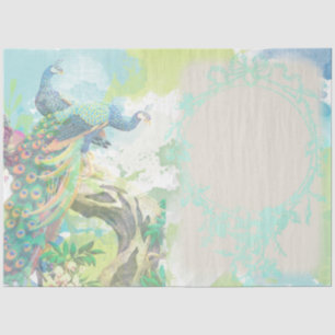 Peacock Ephemera 3 Seidenpapier