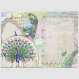 Peacock Ephemera 6 Seidenpapier