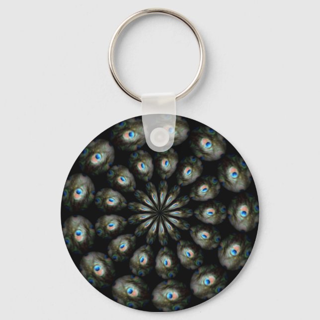 Peacock Eye Schlüsselanhänger (Vorderseite)