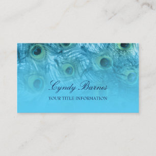 Peacock Fantasy Business Card Set 1112 Visitenkarte