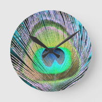 Peacock Feather auf Türkis