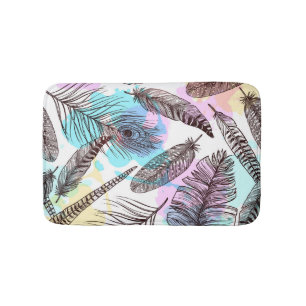 Peacock Feather Badematte