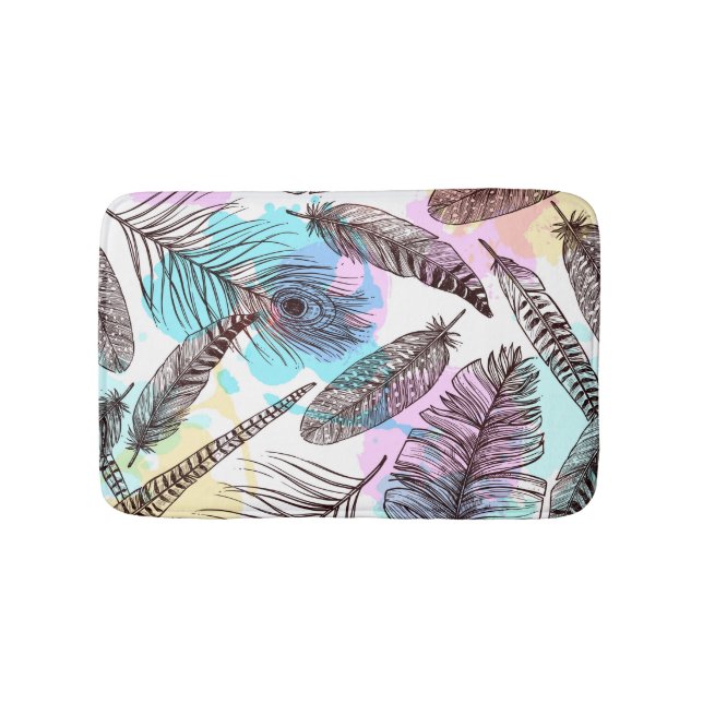 Peacock Feather Badematte (Vorderseite)