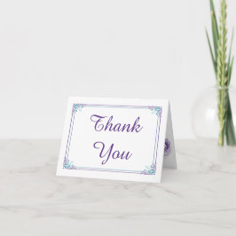 Peacock Feather Dankeschön Card Dankeskarte
