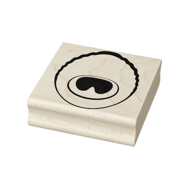 Peacock Feather Eye /2 Briefmarke Gummistempel (Stempel)