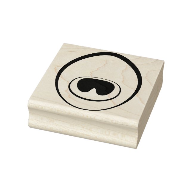 Peacock Feather Eye-Briefmarke Gummistempel (Stempel)