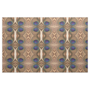 Peacock Feather Fabric Stoff