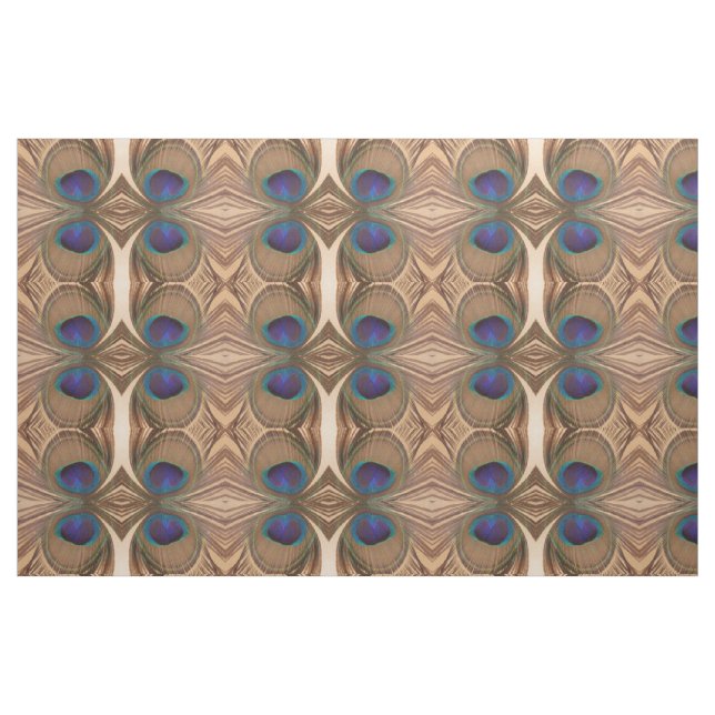 Peacock Feather Fabric Stoff (Fat Quarter (45,7 x 55,9 cm))