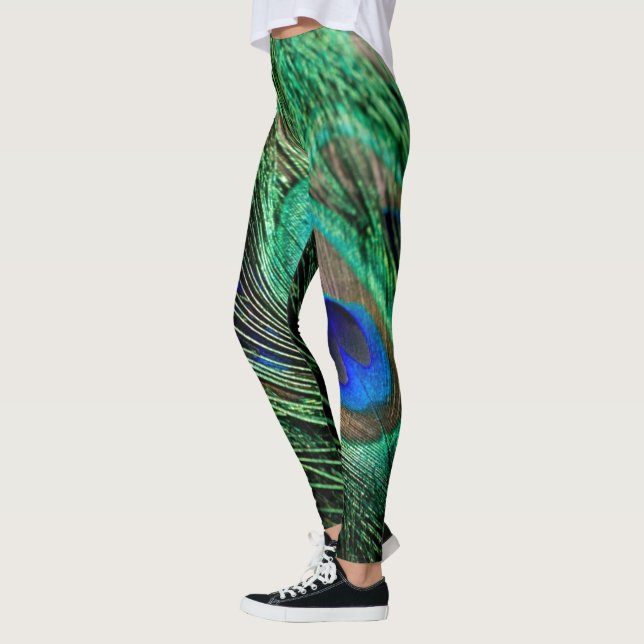 Peacock Feather Lucky Leggings (Links)