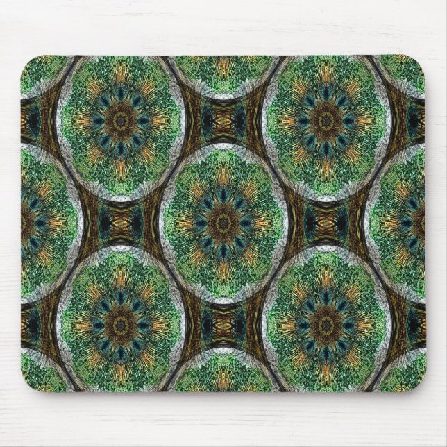 Peacock Feather Mandala's...... Mousepad (Vorne)