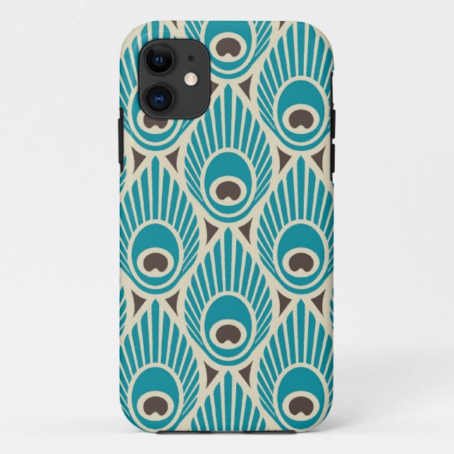 Peacock Feather Pattern iPhone 5 Fall Case-Mate iPhone Hülle (Rückseite)