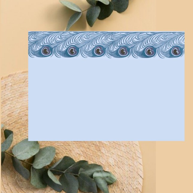 Peacock Feather Post-it Klebezettel (Von Creator hochgeladen)