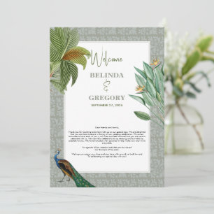 Peacock Feather Tropical Wedary Programm