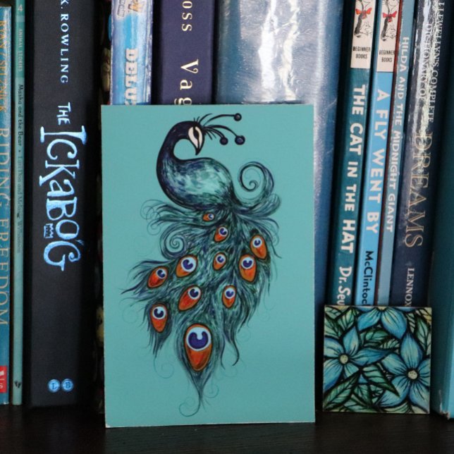 Peacock Feathers Aquamarin Peacocks Poster (Von Creator hochgeladen)