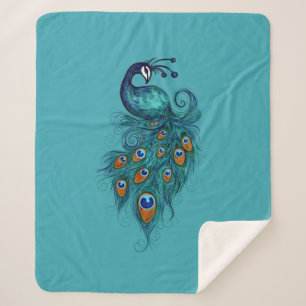 Peacock Feathers Art Sherpadecke