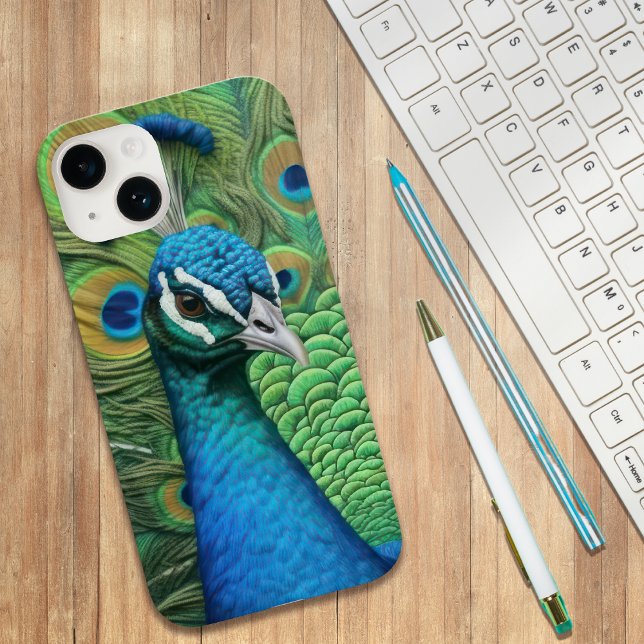 Peacock Feathers Case-Mate iPhone Hülle (Von Creator hochgeladen)