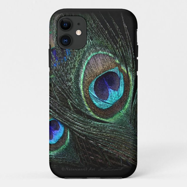 Peacock Feathers iPhone5 Universeller Fall Case-Mate iPhone Hülle (Rückseite)