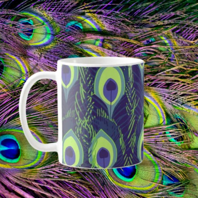 Peacock Feathers Kaffeetasse (Von Creator hochgeladen)