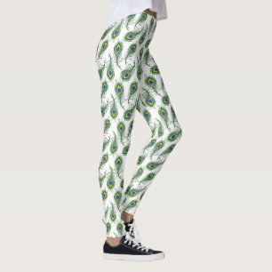Peacock Feathers Leggings