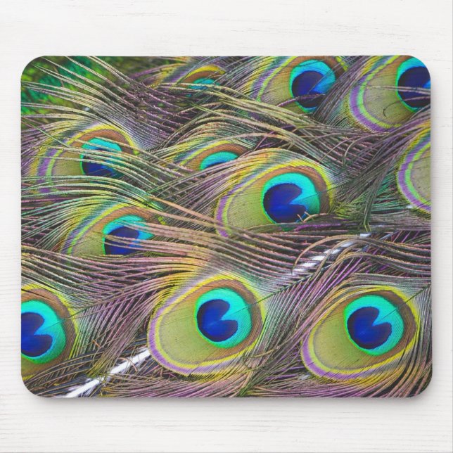 Peacock Feathers Mousepad (Vorne)