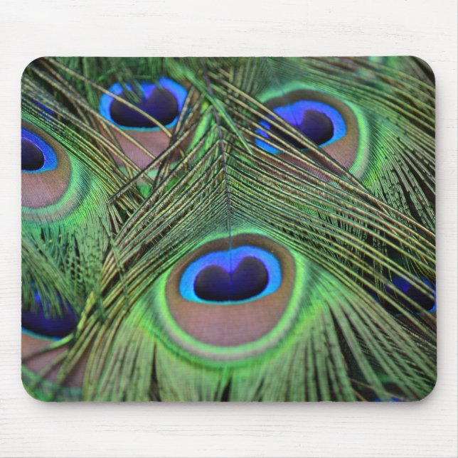 Peacock Feathers Mousepad (Vorne)