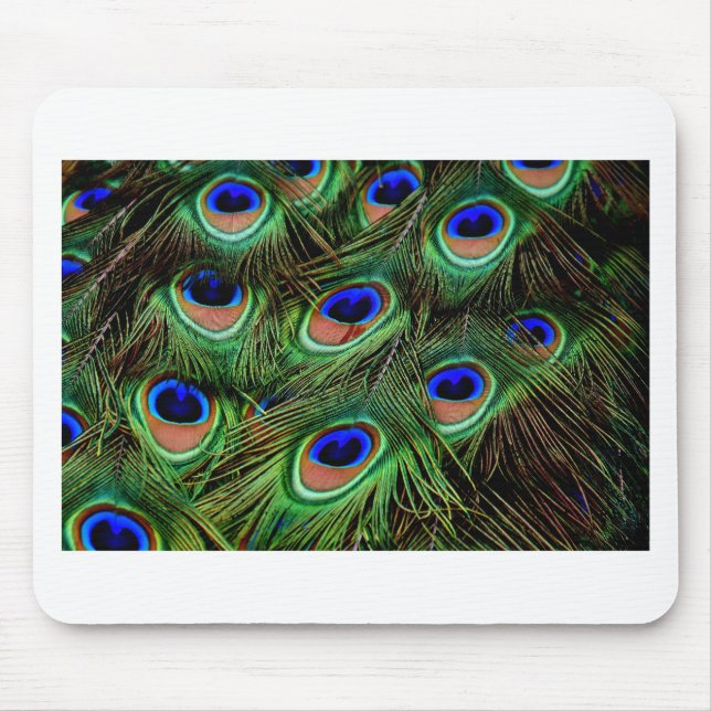 Peacock Feathers Mousepad (Vorne)